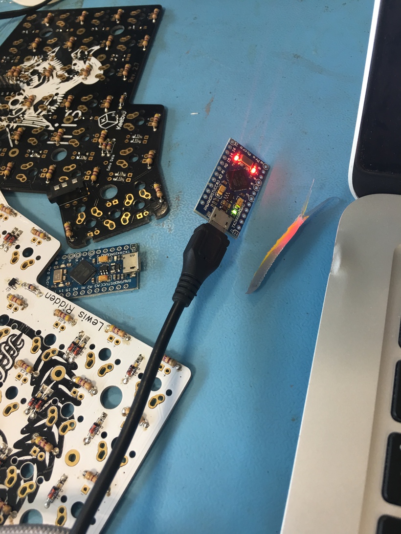 testing the micro-controllers